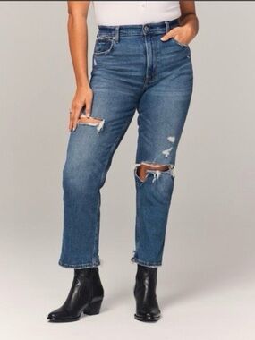 Abercrombie & Fitch Mom Jeans - Blue